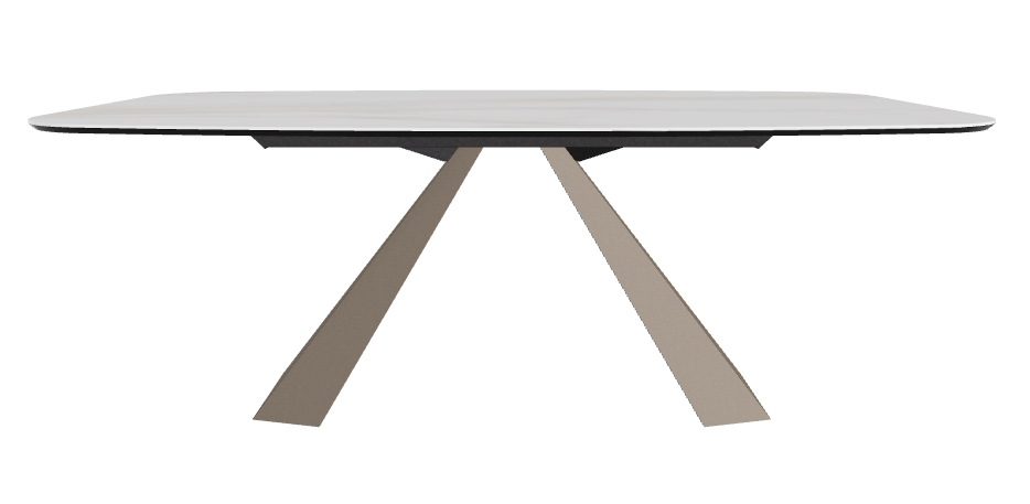 200x120x73h Barrel Shaped_Matt Golden Calacatta_Titanium Embossed