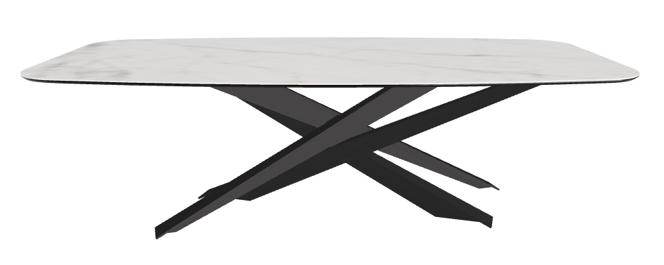 240x120x74.5h Barrel Shaped_Matt Invisible_Black Embossed