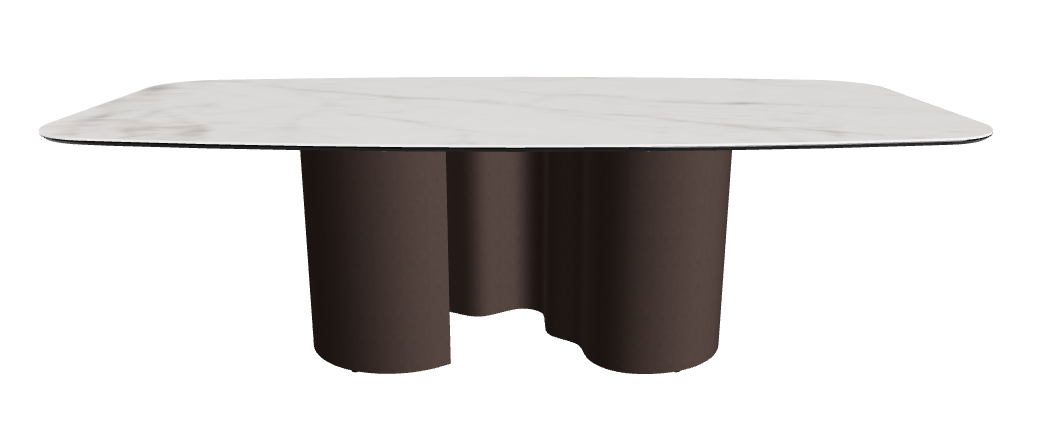 240x120x74h Barrel Shaped_Matt Invisible_Bronze Embossed