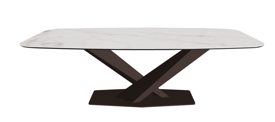 Cattelan Italia Stratos Keramik Barrel-Shaped Dining Table – 240x120x75h