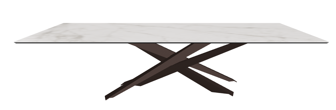 300x120x74.5h Rectangle Shaped_Matt Invisible_Bronze Embossed