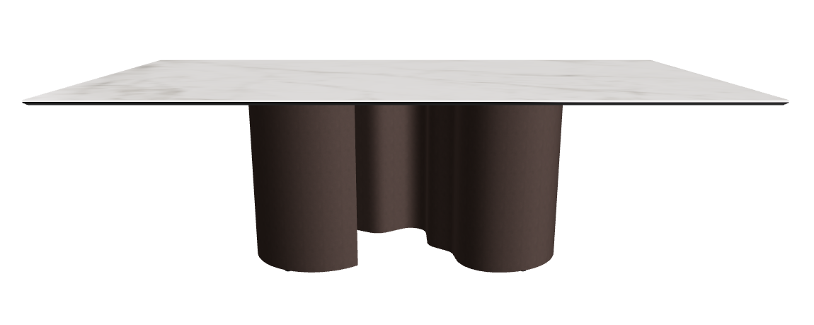 240x120x74h Rectangle Shaped_Matt Invisible_Bronze Embossed