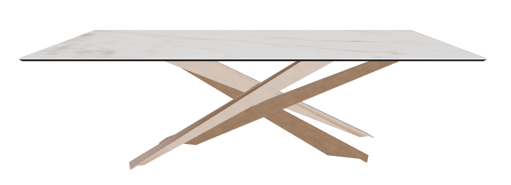 240x120x74.5h Rectangle Shaped_Matt Invisible_Brushed Bronze