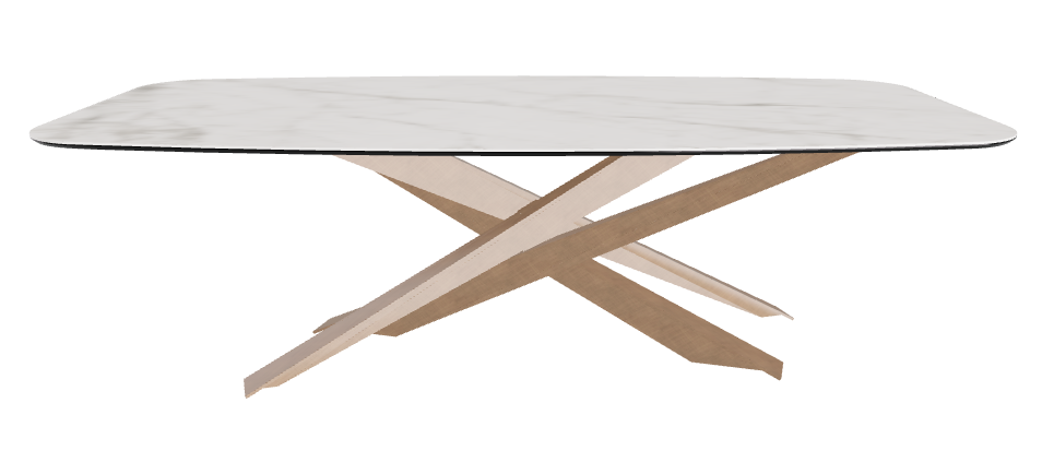 240x120x74.5h Barrel Shaped_Matt Invisible_Brushed Bronze