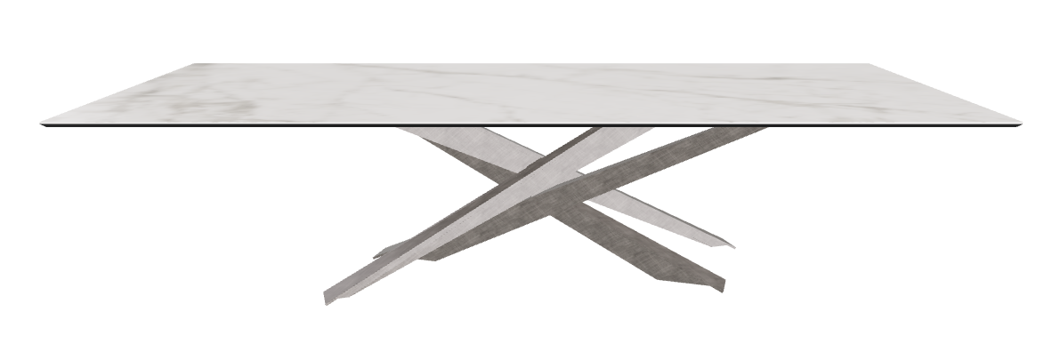 300x120x74.5h Rectangle Shaped_Matt Invisible_Brushed Grey