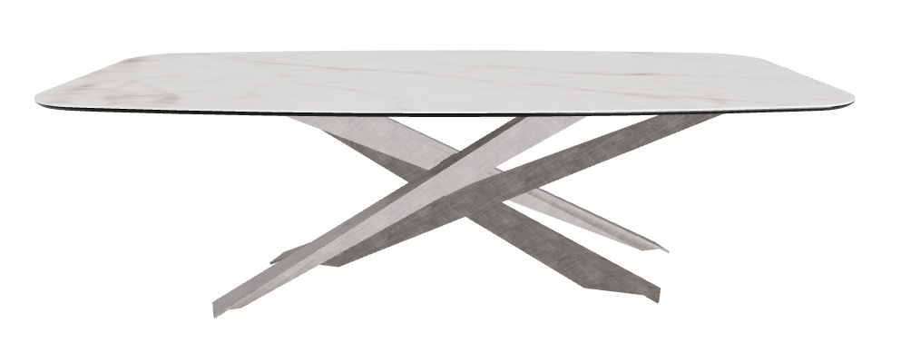 240x120x74.5h Barrel Shaped_Matt Invisible_Brushed Grey