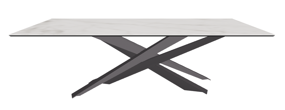 240x120x74.5h Rectangle Shaped_Matt Invisible_Graphite Embossed