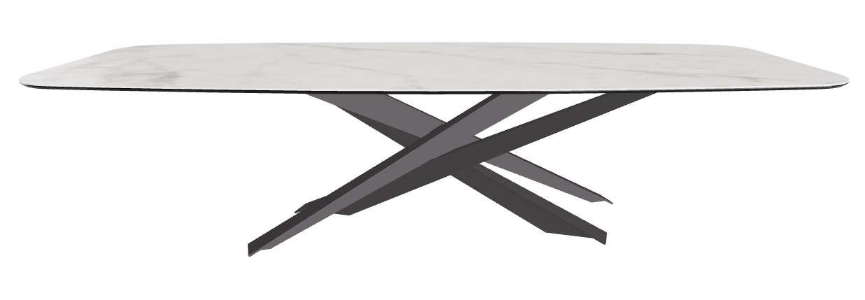 300x120x74.5h Barrel Shaped_Matt Invisible_Graphite Embossed