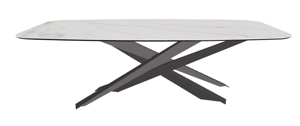 240x120x74.5h Barrel Shaped_Matt Invisible_Graphite Embossed