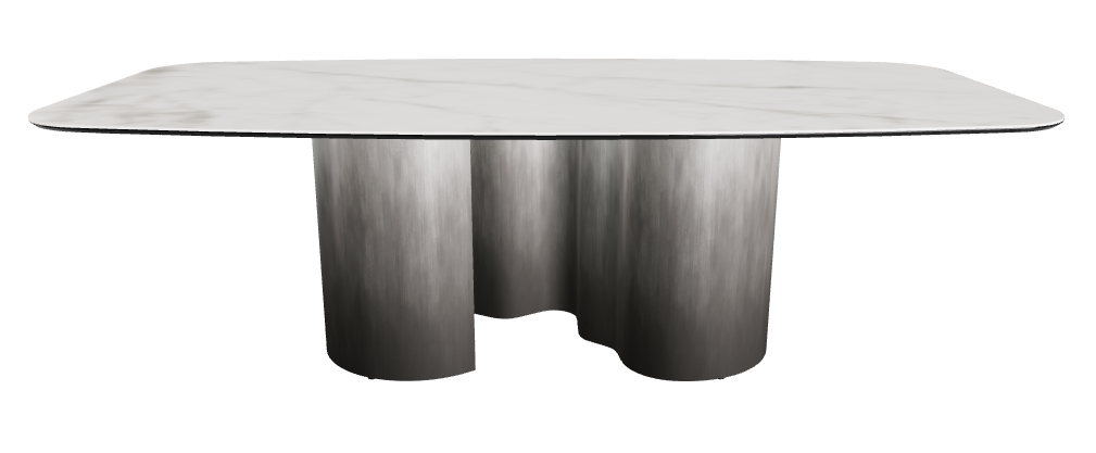 240x120x74h Barrel Shaped_Matt Invisible_Oxy Grey