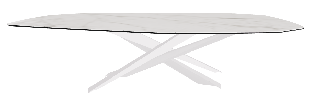 300x130x74.5h Polygon Shaped_Matt Invisible_Pearl Embossed