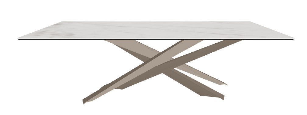 240x120x74.5h Rectangle Shaped_Matt Invisible_Titanium Embossed