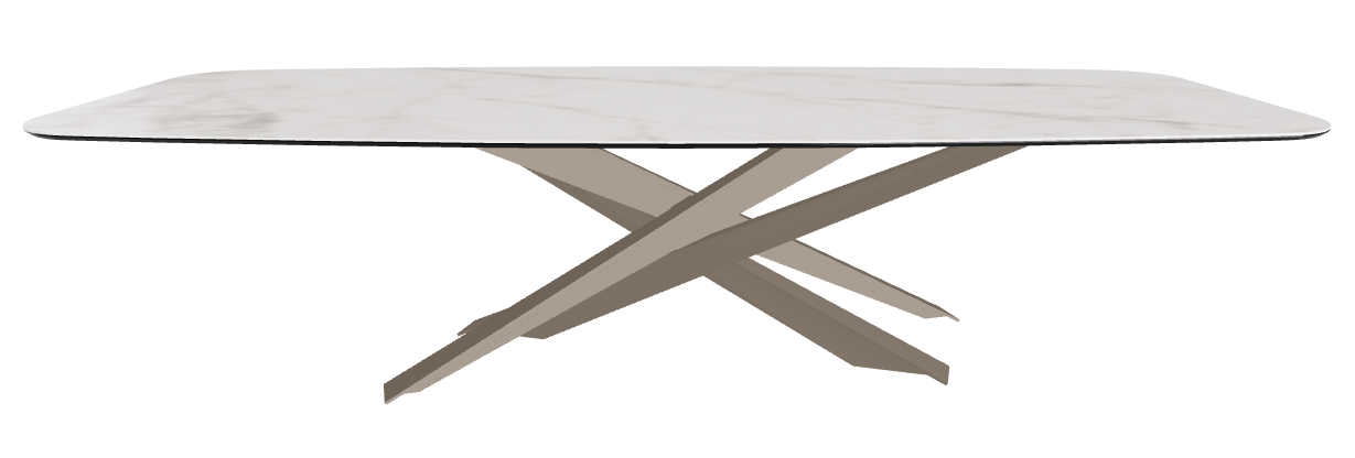 300x120x74.5h Barrel Shaped_Matt Invisible_Titanium Embossed