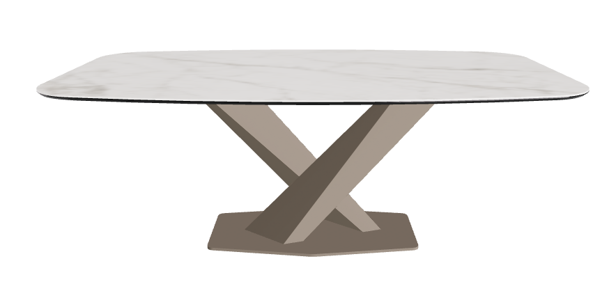 Cattelan Italia Stratos Keramik Barrel Shaped Dining Table – 200x120x75h