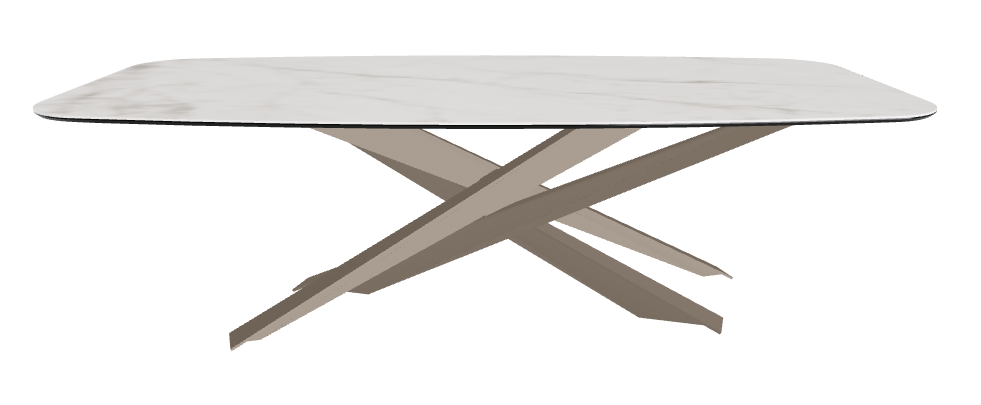 240x120x74.5h Barrel Shaped_Matt Invisible_Titanium Embossed