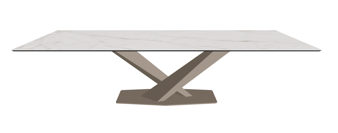Cattelan Italia Stratos Keramik Rectangular Dining Table – 300x120x75h