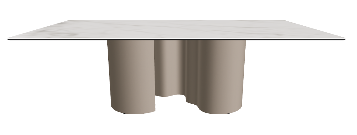 240x120x74h Rectangle Shaped_Matt Invisible_Titanium Embossed