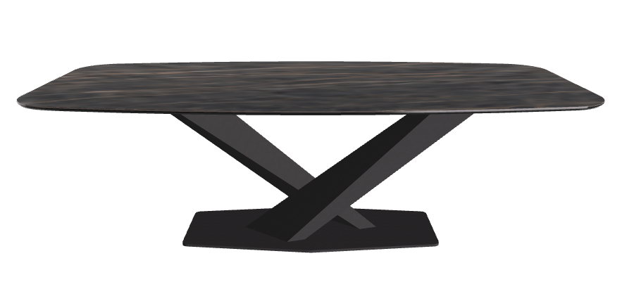 Cattelan Italia Stratos Keramik Barrel-Shaped Dining Table – 240x120x75h