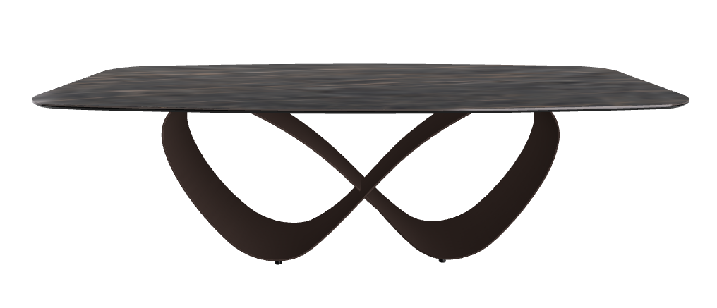 240x120x74h Barrel Shaped_Matt Portoro_Bronze Embossed