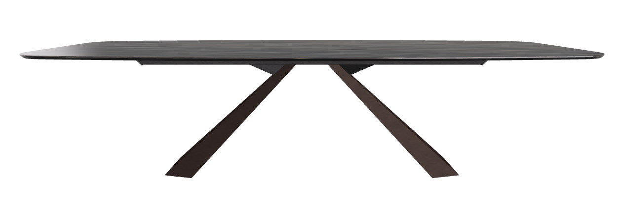 300x120x73h Barrel Shaped_Matt Portoro_Bronze Embossed