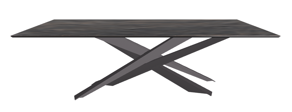 240x120x74.5h Rectangle Shaped_Matt Portoro_Graphite Embossed