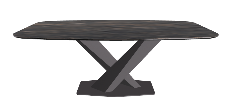 Cattelan Italia Stratos Keramik Barrel Shaped Dining Table – 200x120x75h
