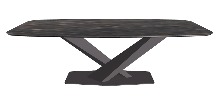 Cattelan Italia Stratos Keramik Barrel-Shaped Dining Table – 240x120x75h