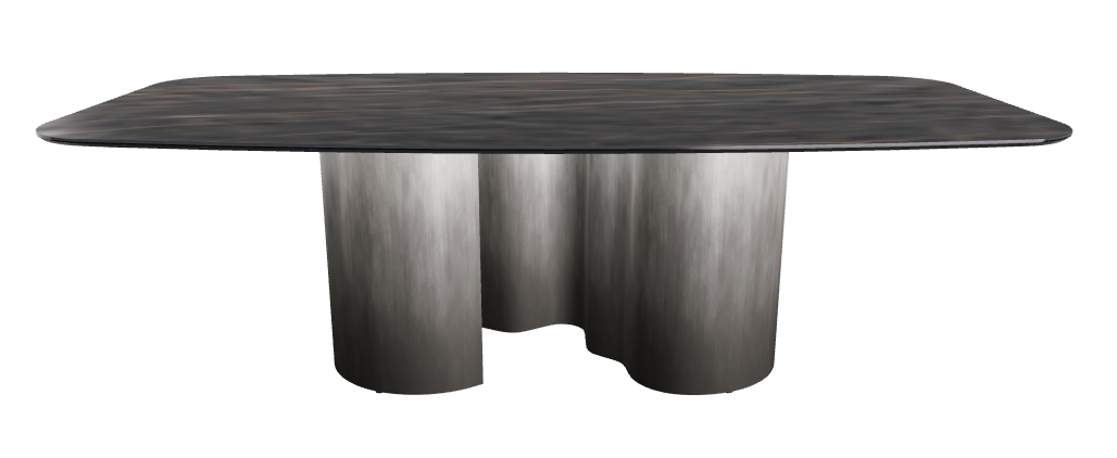 240x120x74h Barrel Shaped_Matt Portoro_Oxy Grey