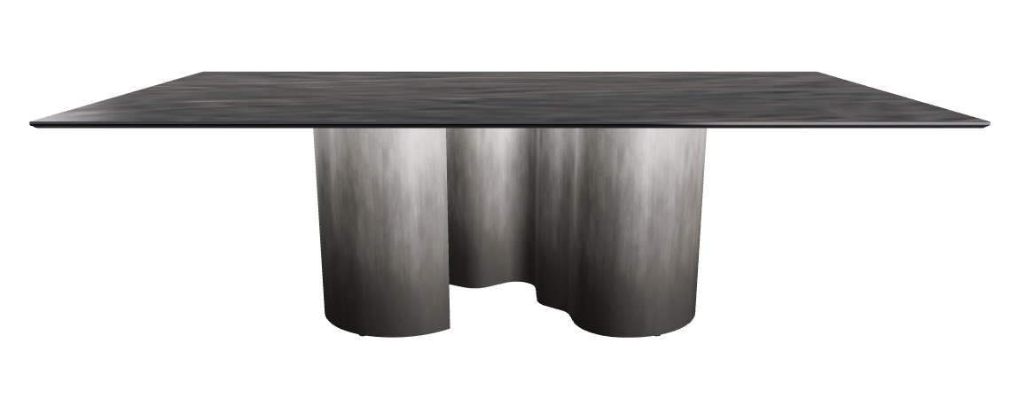 240x120x74h Rectangle Shaped_Matt Portoro_Oxy Grey