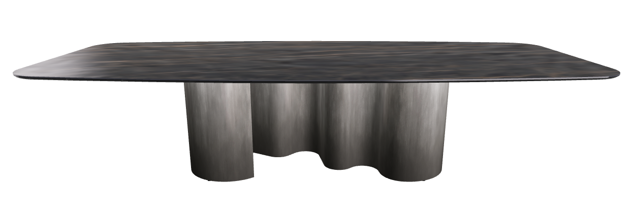 320x138x74h Barrel Shaped_Matt Portoro_Oxy Grey