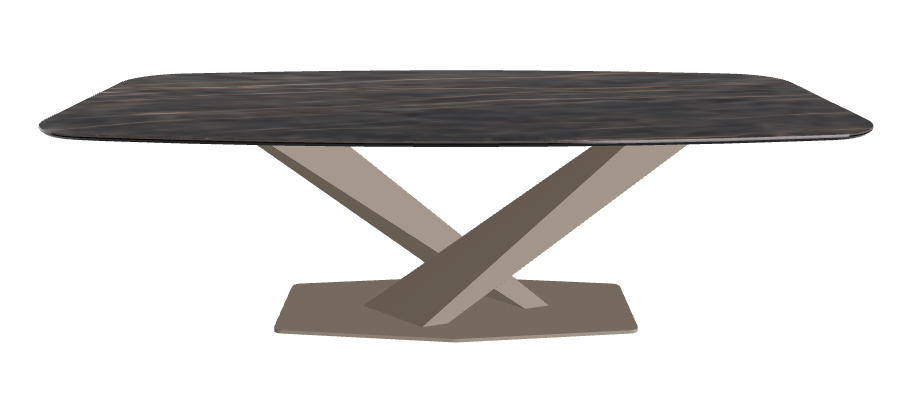 Cattelan Italia Stratos Keramik Barrel-Shaped Dining Table – 240x120x75h