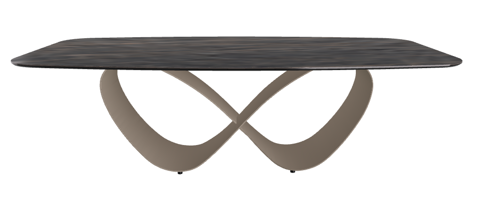 240x120x74h Barrel Shaped_Matt Portoro_Titanium Embossed