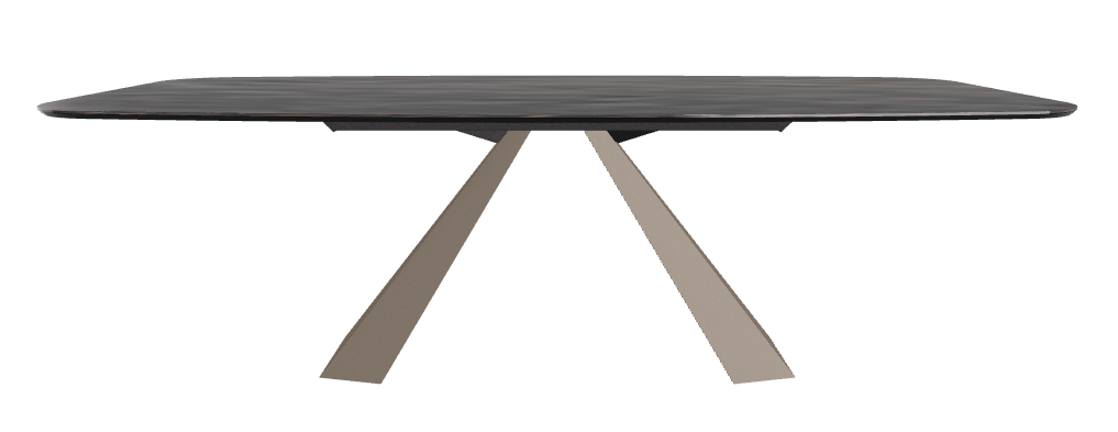 240x120x73h Barrel Shaped_Matt Portoro_Titanium Embossed