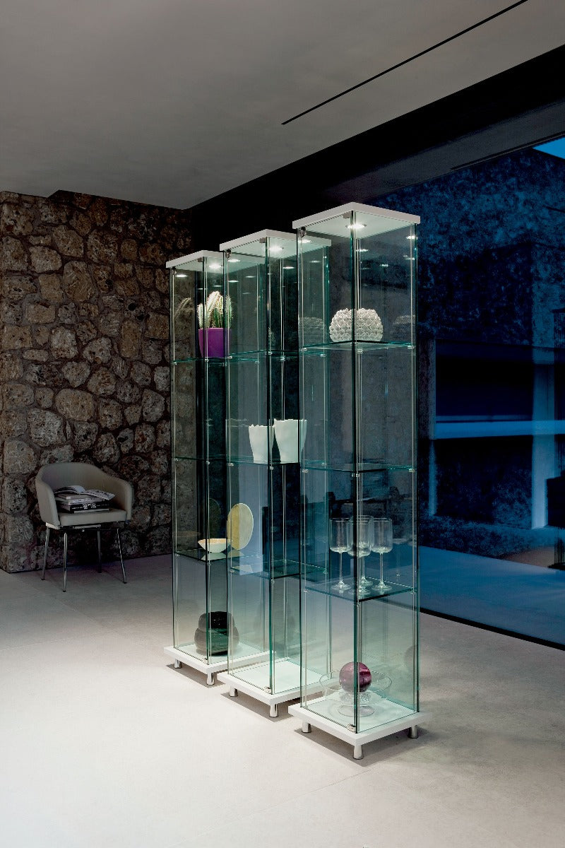 cattelan italia mini decor Clear Glass Showcase