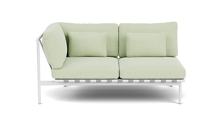 Barlow Tyrie Around Deep Seating Double Lounge Sofa with Aluminium Left Arm