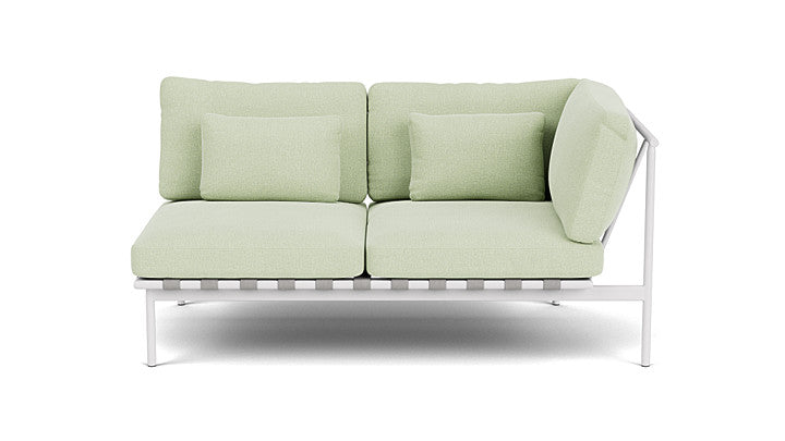 Barlow Tyrie Around Deep Seating Double Lounge Sofa with Aluminium Right Arm