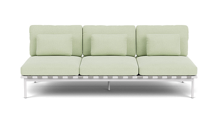 Barlow Tyrie Around Deep Seating Triple Lounge Sofa Without Arms