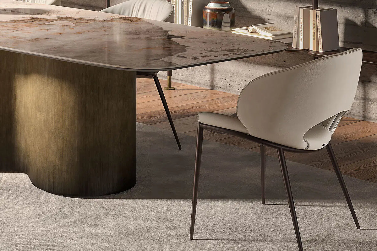 Cattelan Italia Miranda ML Dining Chair – Soft Leather & Glove Soft Leather