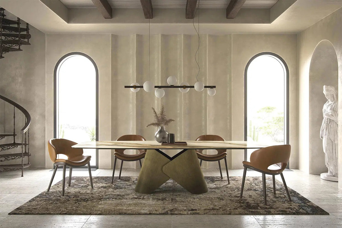 Cattelan Italia Miranda Wood Dining Chair – Soft Leather & Glove Soft Leather