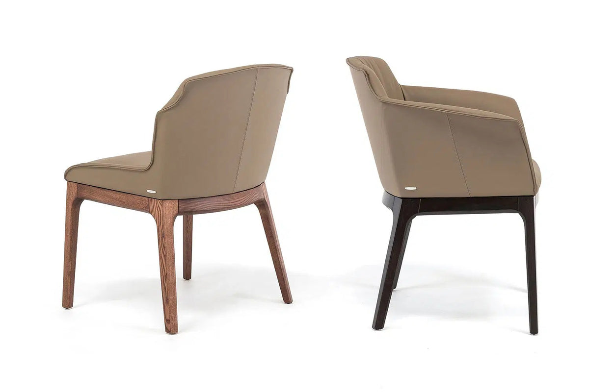 Cattelan Italia Musa Dining Armchair – Fabric, Micro Nubuk & Synthetic Leather