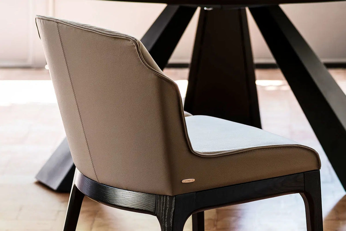 Cattelan Italia Musa Dining Chair – Fabric, Micro Nubuk & Synthetic Leather