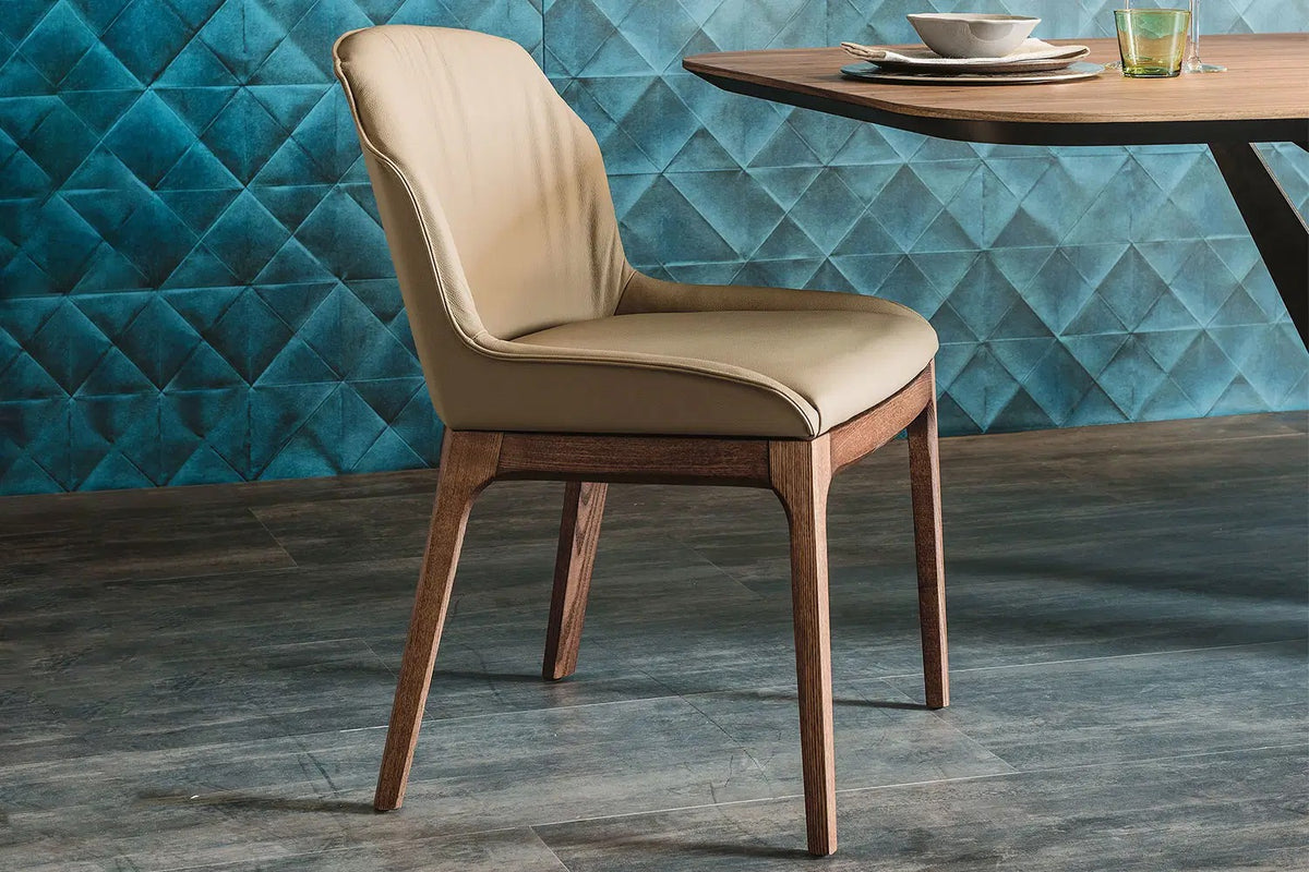 Cattelan Italia Musa Dining Chair – Fabric, Micro Nubuk & Synthetic Leather