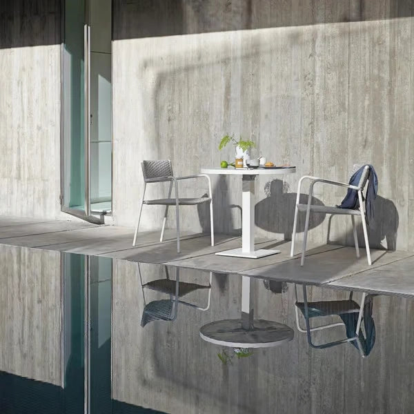 Manutti Napoli Bistro Table 90 × 90 × 75h cm