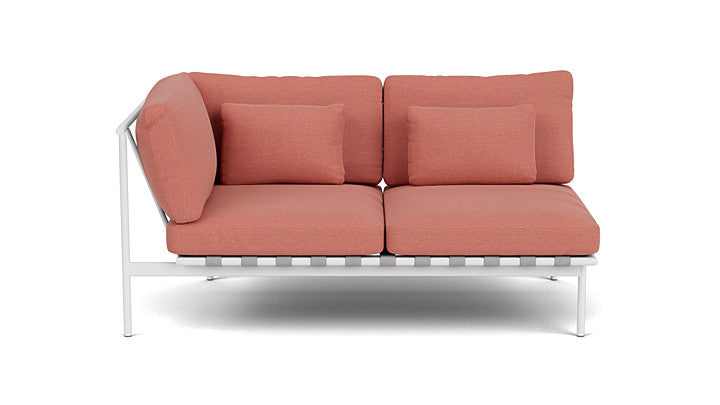 Barlow Tyrie Around Deep Seating Double Lounge Sofa with Aluminium Left Arm