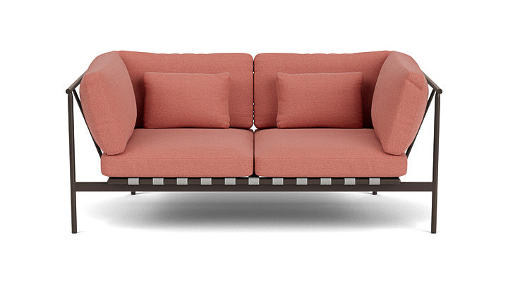 Barlow Tyrie Around Deep Seating Double Lounge Sofa with Aluminium Arms