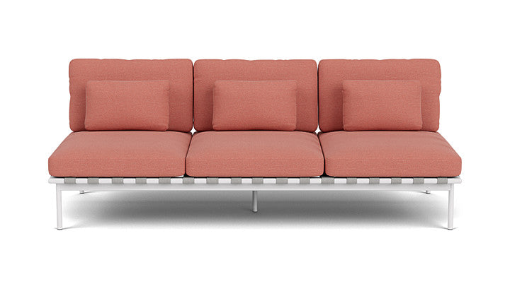 Barlow Tyrie Around Deep Seating Triple Lounge Sofa Without Arms