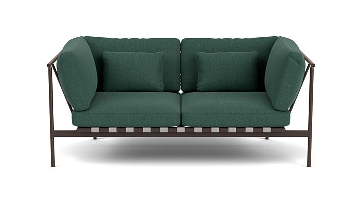 Barlow Tyrie Around Deep Seating Double Lounge Sofa with Aluminium Arms