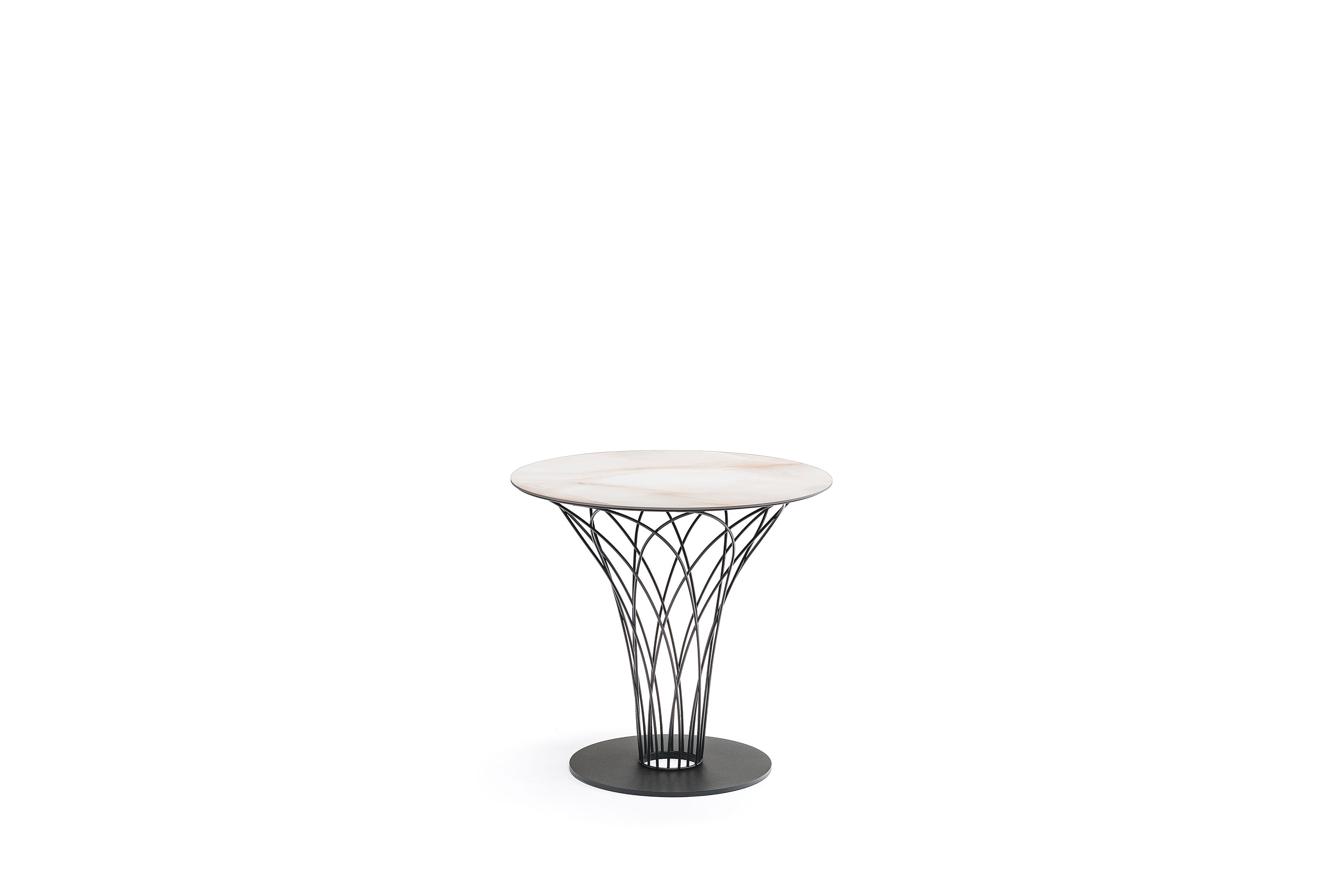 Cattelan Italia Nido Keramik Bistrot Table With Steel Base