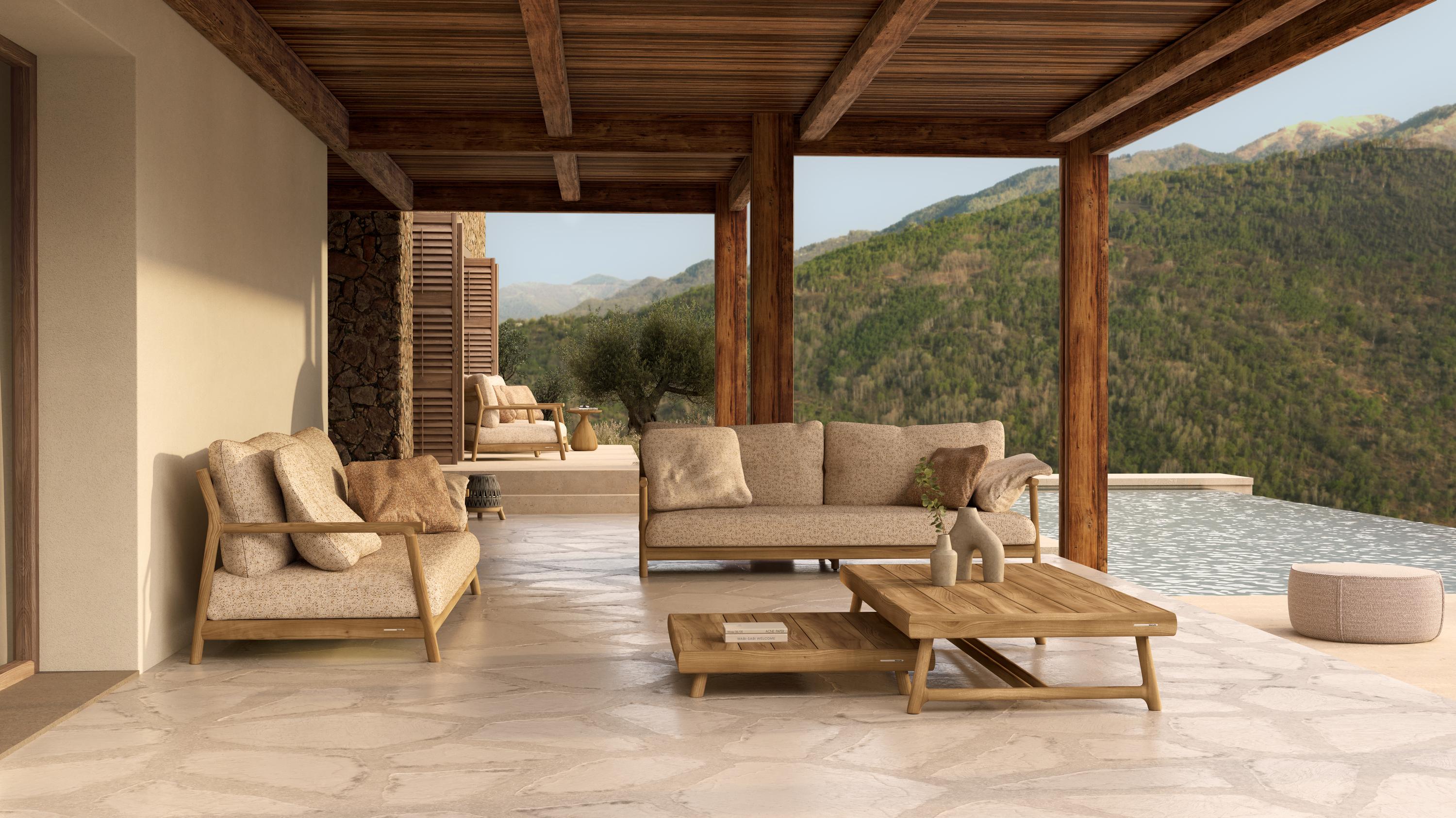 Manutti Muyu 2.5-seater sofa