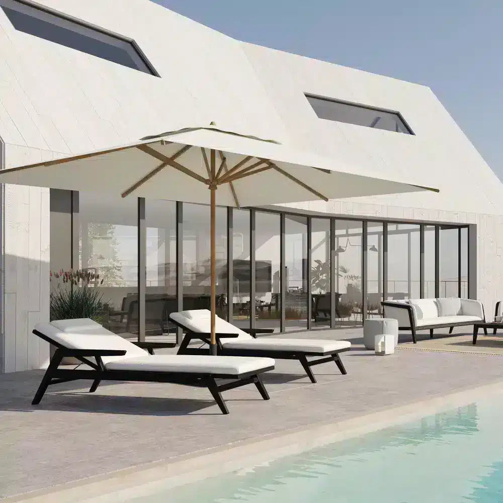 Manutti Sunrise Sun Lounger With Armrest